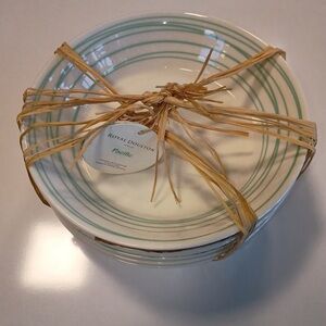 Royal Doulton Porcelain Pacific Mixed Patterns Set of 6 Pasta Bowls, 6”, NEW